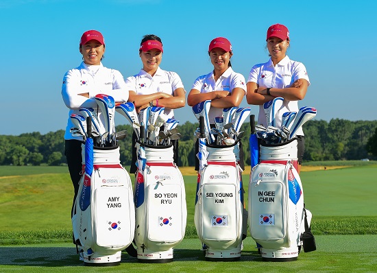 2016년UL인터내셔널크라운대회에참가한팀코리아.사진=LPGA