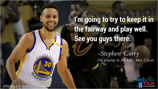 NBA 스타 커리의 외도(?)…골프 선수로 깜짝 변신