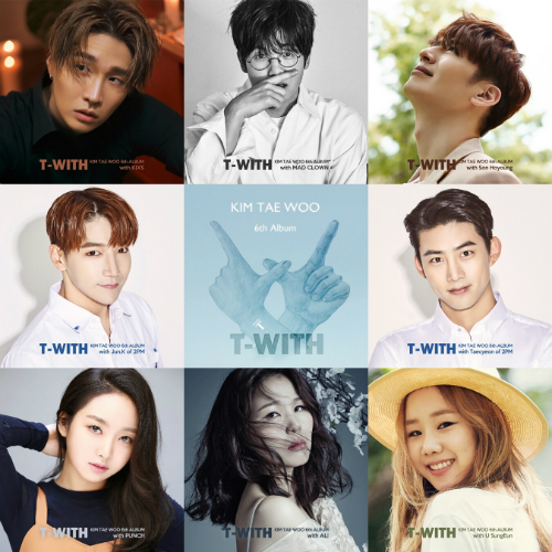 '솔로 10년' 김태우, 동료 가수 8人과 입맞춤…'T-WITH' (종합)