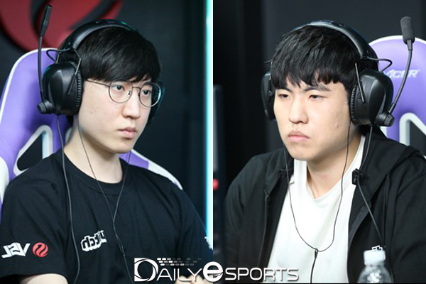 트위치 VSL 스타2 결승에서 맞붙을 이신형(왼쪽)과 어윤수.