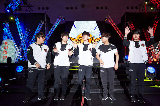 SK텔레콤 T1. (사진=Garena eSports 플리커 발췌)