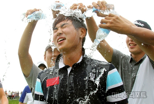 지난카이도시리즈4차NS홈쇼핑군산CC전북오픈우승자이형준.사진=마니아리포트DB