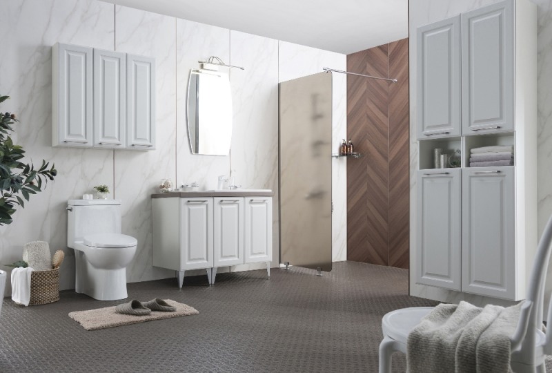 '유로 프렌치 클래식' 욕실 이미지. (사진=한샘)