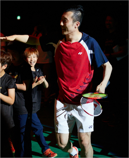 배드민턴 유연성, 이용대 소속팀 요넥스와 후원 계약