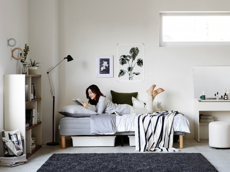 한샘 '아임 소파베드', '리즈 미니 화장대' 이미지, (사진=한샘)