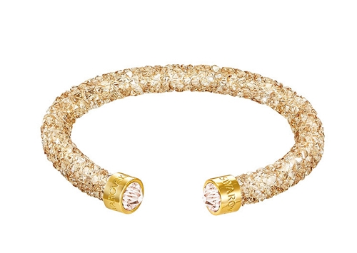 ▲스와로브스키 ‘크리스탈 더스트 커프’ GOLDEN CRYSTAL