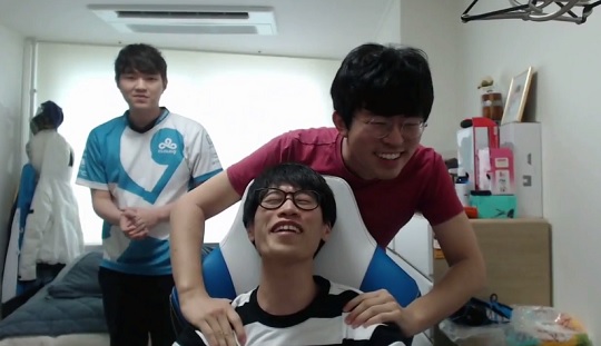 하스스톤 글로벌 게임 4강에 진출한 한국 대표팀. (사진=HGG 중계 캡처)