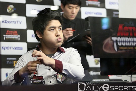 8강 진출에 성공한 정종민.