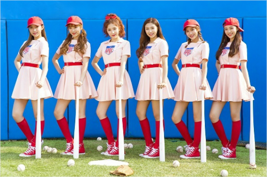 걸그룹 에이프릴, 29일 넥센-삼성전 시구-시타