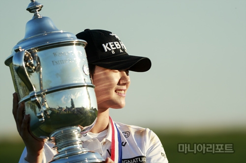 LPGA투어US여자오픈에서우승을차지한박성현.사진=AP뉴시스
