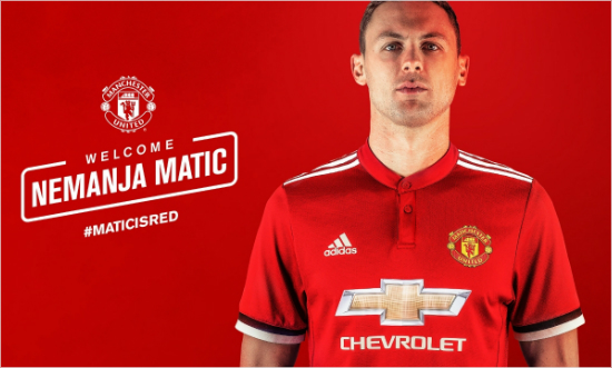 맨유, 마티치 영입 발표…여름 이적시장 3번째 영입