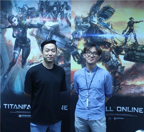 넥슨지티 황선영 개발본부장(왼쪽), 오동수 디렉터(오른쪽)