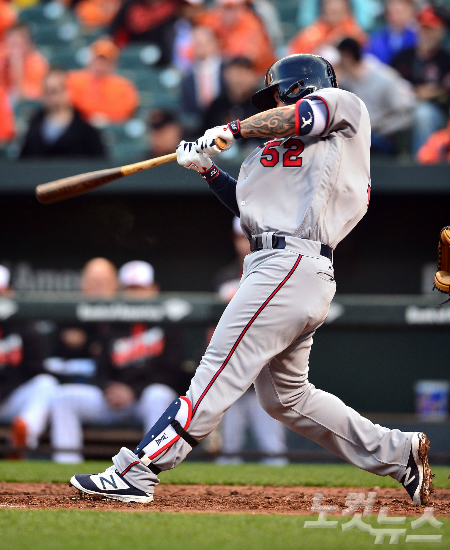 타격감 되찾은 박병호, 7경기 연속 안타 행진