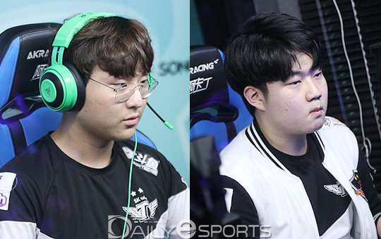 SKT, 3세트에 '후니' 허승훈-'블랭크' 강선구 교체 투입