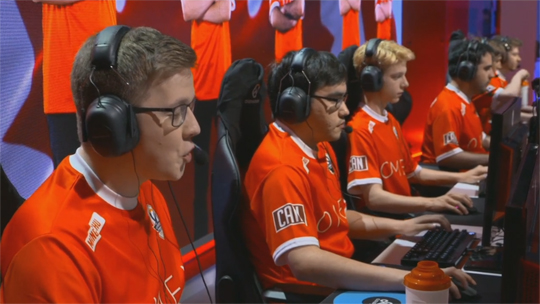 러시아를 꺾고 F조 1위를 차지한 캐나다.(사진=오버워치 월드컵 중계 캡처)