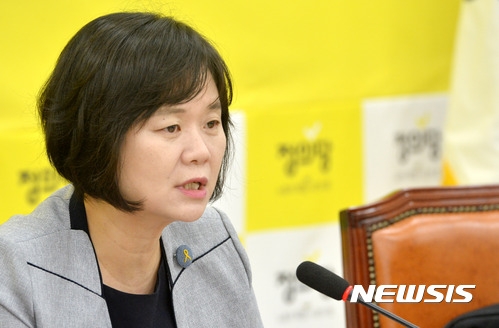 정의당 이정미 대표(사진=뉴시스)