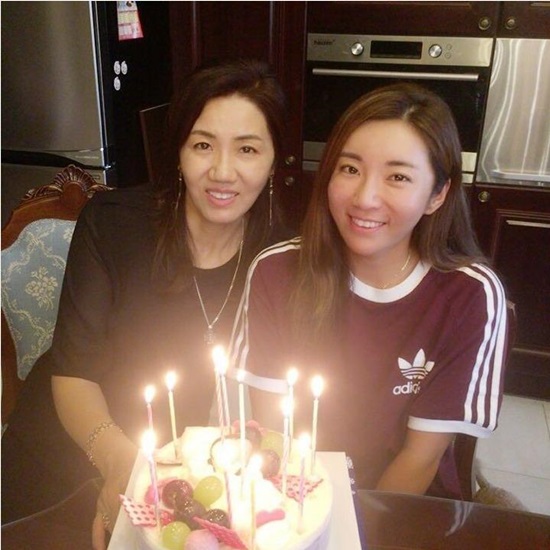 이보미와어머니.사진=이보미인스타그램캡처