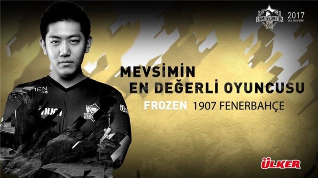 서머 시즌 터키 최고의 선수로 뽑힌 '프로즌' 김태일(사진=김태일 페이스북 발췌).