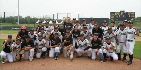 '美 대파' 日, LG컵 국제여자야구대회 정상
