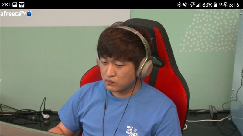 이영한을 완파하고 결승에 오른 이영호(사진=아프리카tv 생중계 화면 캡처).