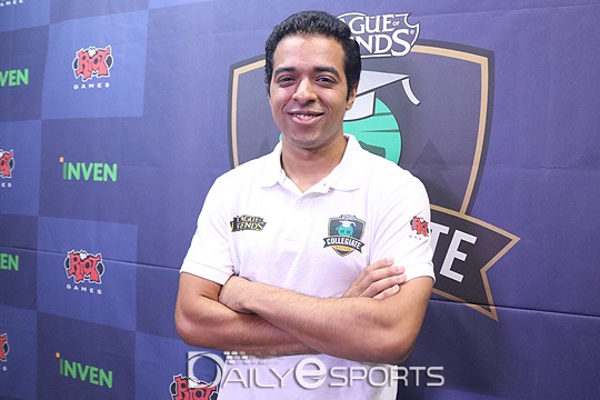 LoL 대학생 배틀에 출전한 래 싸이 이메카.