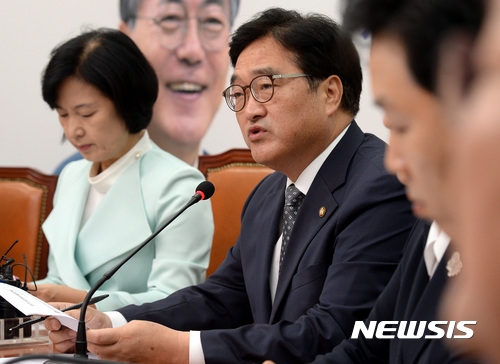 우원식 더불어민주당 원내대표(사진=뉴시스)