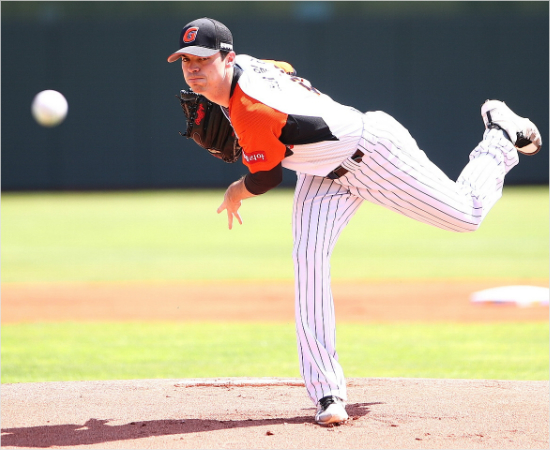 '승리 요정' 레일리 "내 요정의 이름은 레일린"