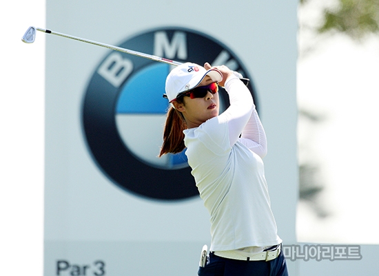 BMW챔피언십1라운드에서박지영.인천=마니아리포트김상민기자