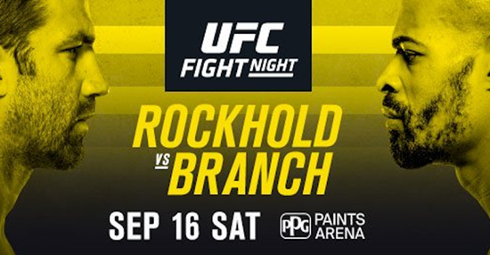 락홀드vs브랜치, UFC 파이트나이트 116 출격