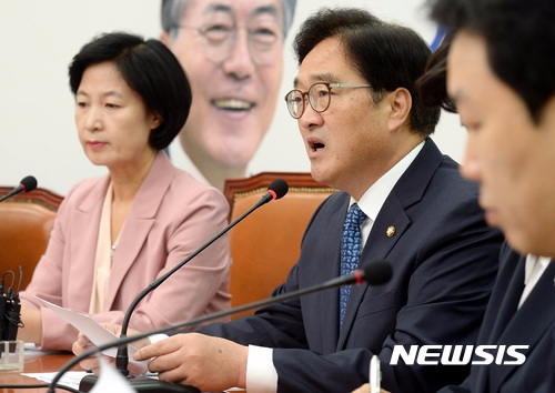 우원식 더불어민주당 원내대표(사진=뉴시스)