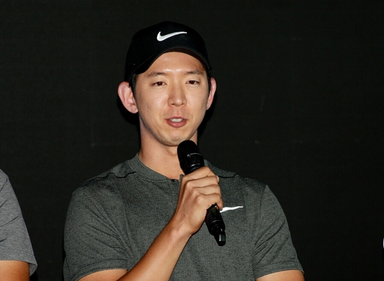 노승열이제네시스챔피언십을앞두고기자회견을가졌다.인천=김상민기자