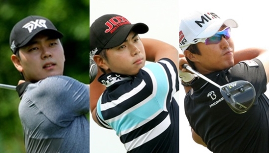 제네시스포인트1위이정환,2위이형준,3위변진재(왼쪽부터).사진=마니아리포트DB