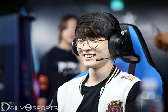롤드컵 예상 순위에서 미드 라이너 1위로 뽑힌 SK텔레콤 T1 '페이커' 이상혁.