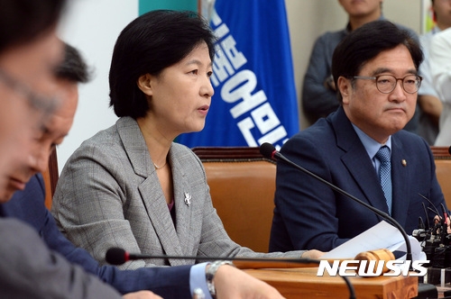 추미애 더불어민주당 대표(사진=뉴시스)