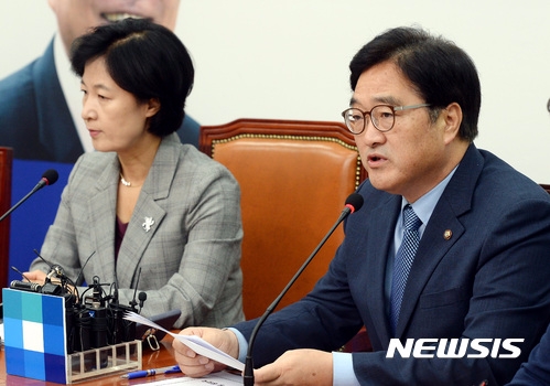 우원식 더불어민주당 원내대표(사진=뉴시스)