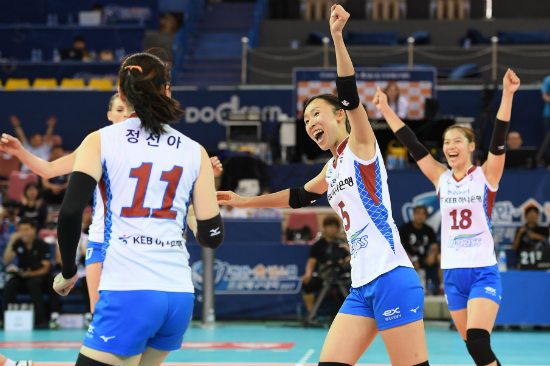 말하는 대로 풀린 도로공사, 서브로 현대건설 격침