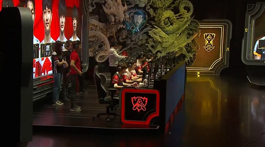 중국 월드 엘리트. (사진=2017 롤드컵 중계 캡처)