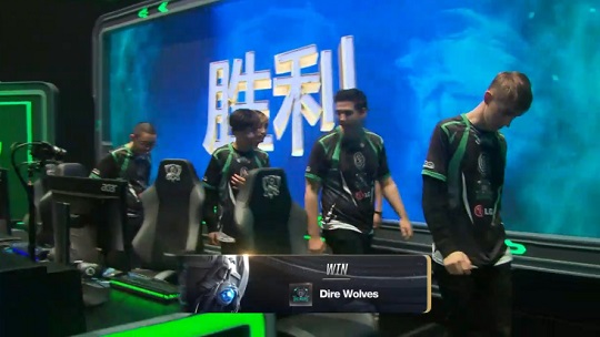 다이어 울브즈. (사진=2017 월드 챔피언십 중계 캡처)