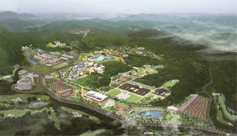 백제문화단지 조감도. (사진=호텔롯데)