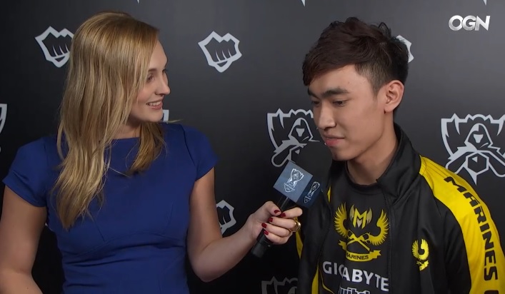 기가바이트 마린즈의 정글러 'Levi' 도두이칸(사진=OGN 생중계 화면 캡처).