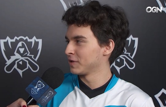 클라우드 나인의 정글러 'Contractz' 후안 가르시아(사진=OGN 생중계 화면 캡처).