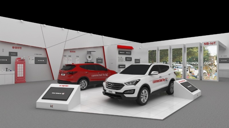 KT사물인터넷 국제전시 커넥티드카 (사진=KT)