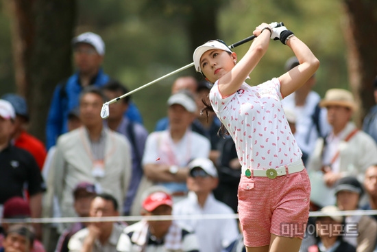 윤채영의JLPGA투어경기모습.사진=마니아리포트DB