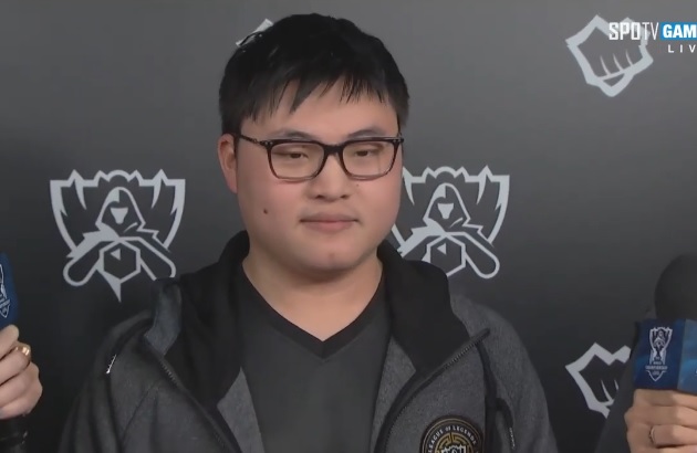 로얄 네버 기브업의 원거리 딜러 'Uzi' 지안지하오(사진=스포티비 게임즈 생중계 화면 캡처).