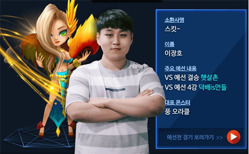 한국 대표로 아시아퍼시픽컵에 출전하는 '스킷'.