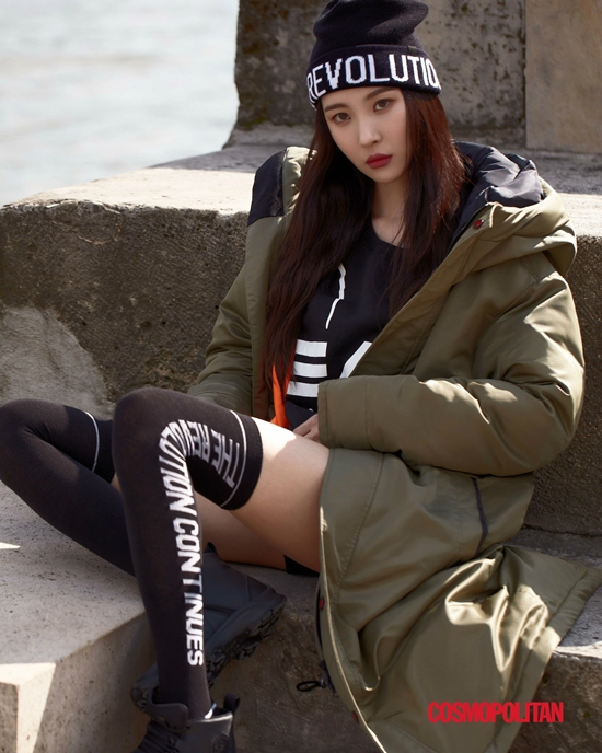 '가시나' 선미, 파리 가다… 스타일리시 스트릿 화보 공개