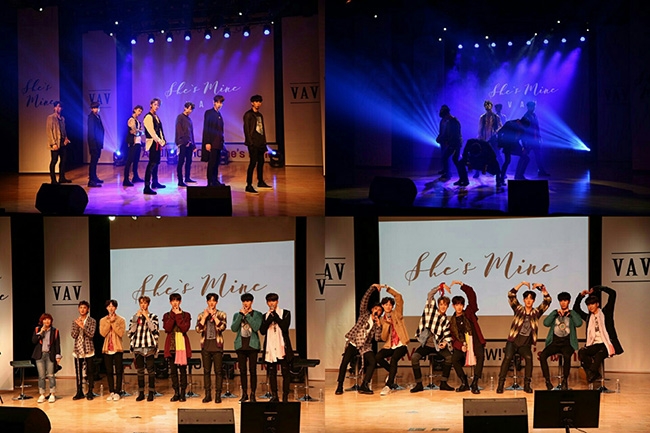 보이그룹 VAV, 생중계 통해 신곡 'She's Mine' 풀버전 전격 공개