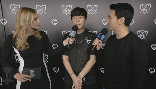 삼성 원거리 딜러 '룰러' 박재혁.(사진=롤드컵 중계 캡처)