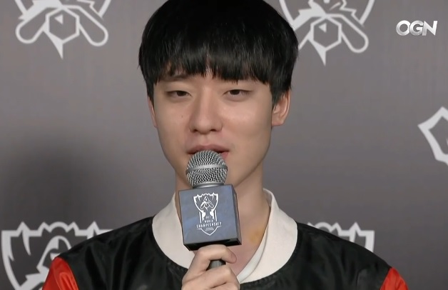 WE의 원거리 딜러 '미스틱' 진성준(사진=OGN 생중계 화면 캡처).