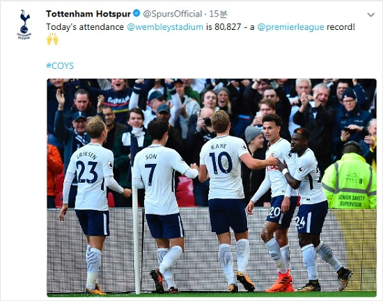 역습의 정석…손흥민 리그 1호골